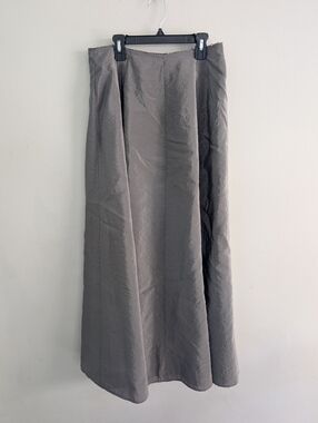 Vintage Ralph Ralph Lauren Gray Beaded Maxi Skirt Size 6